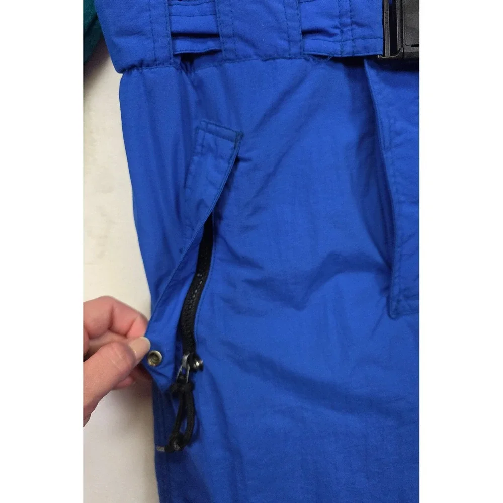 Vintage Inside Edge Ski Suit Youth L‎ Blue Retro Colorblock One Piece Snowboard